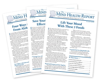 Mind Health Report Newsletters